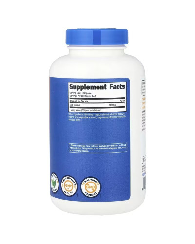Инозитол, 500 мг, Inositol, Nutricost, 240 капсул Инозитол, 500 мг, Inositol, Nutricost, 240 капсул