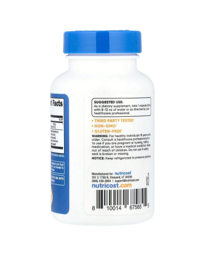 Комплекс пробіотиків, 10 млрд КУО, Probiotic Complex, Nutricost, 60 капсул Комплекс пробіотиків, 10 млрд КУО, Probiotic Complex, Nutricost, 60 капсул