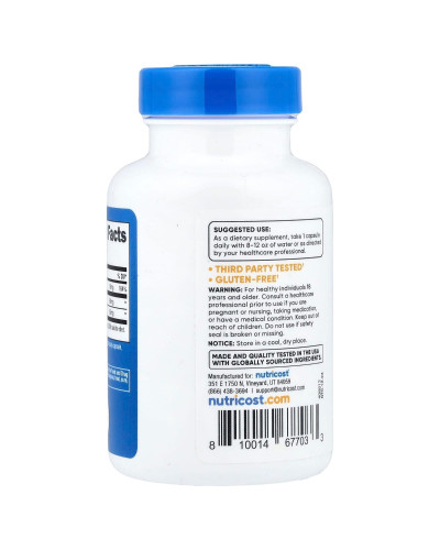 Цинк карнозин, 86 мг, Zinc Carnosine, Nutricost, 120 капсул Цинк карнозин, 86 мг, Zinc Carnosine, Nutricost, 120 капсул