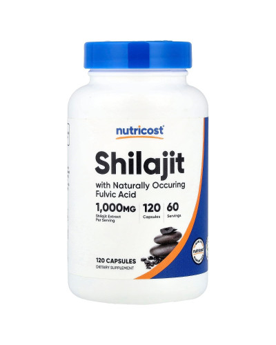 Муміє, 1000 мг, Shilajit, Nutricost, 120 капсул