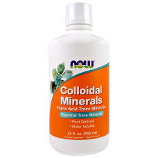 УЦЕНКА Коллоидные Минералы, Colloidal Minerals, Now Foods, 946 мл (вмятина)