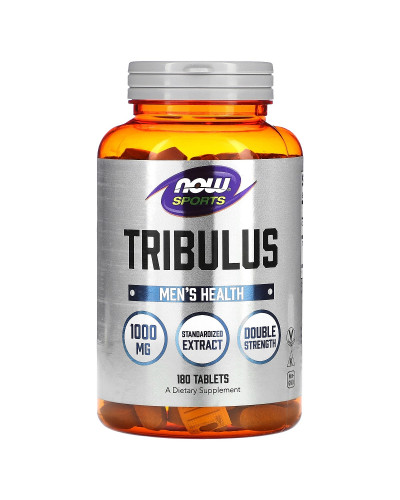 Трибулус, 1000 мг, Tribulus, Now Foods, 180 таблеток