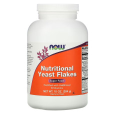 Пищевые дрожжи в хлопьях, Nutritional Yeast Flakes, Now Foods, 284 гр