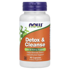 Детокс и очищение организма, Detox & Cleanse, Now Foods, 90 капсул