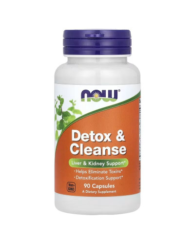 Детокс та очищення організму, Detox & Cleanse, Now Foods, 90 капсул