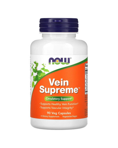 Здоров'я вен, Vein Supreme, Now Foods, 90 вегетаріанських капсул