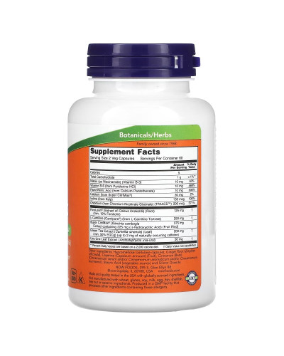 Диетическая поддержка, Diet Support, Now Foods, 120 вегетарианских капсул