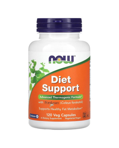 Диетическая поддержка, Diet Support, Now Foods, 120 вегетарианских капсул