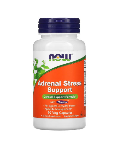 Підтримка надниркових залоз при стресі, Adrenal Stress Support, Now Foods, 90 вегетаріанських капсул