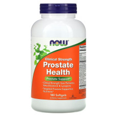 Здоровье простаты, Prostate Health, Clinical Strength, Now Foods, 180 гелевых капсул