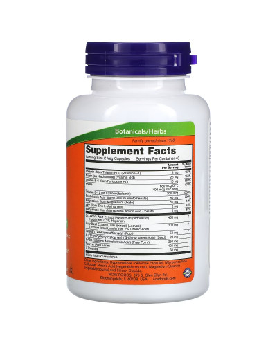 Підтримка настрою зі звіробєм, Mood Support with St. John's Wort, Now Foods, 90 вегетаріанських капсул