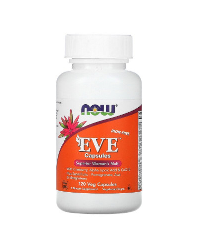 Комплекс Для Жінок, Eve Capsules, Superior Women's Multi, Now Foods, 120 рослинних капсул