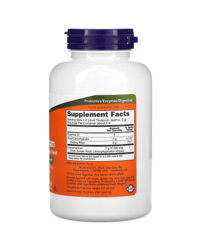 Глюкоманнан, Glucomannan, Now Foods, 227 г Глюкоманнан, Glucomannan, Now Foods, 227 г