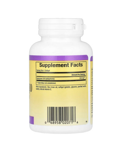 Коензим Q10, 100 мг, Coenzyme Q10, Natural Factors, 60 гелевих капсул Коензим Q10, 100 мг, Coenzyme Q10, Natural Factors, 60 гелевих капсул