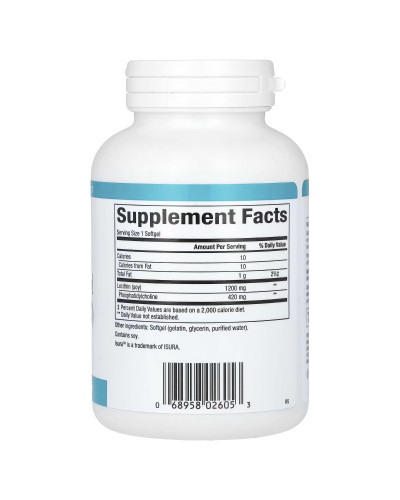 Фосфатидилхолин, 420 мг, Phosphatidyl Choline, Natural Factors, 90 гелевых капсул Фосфатидилхолин, 420 мг, Phosphatidyl Choline, Natural Factors, 90 гелевых капсул