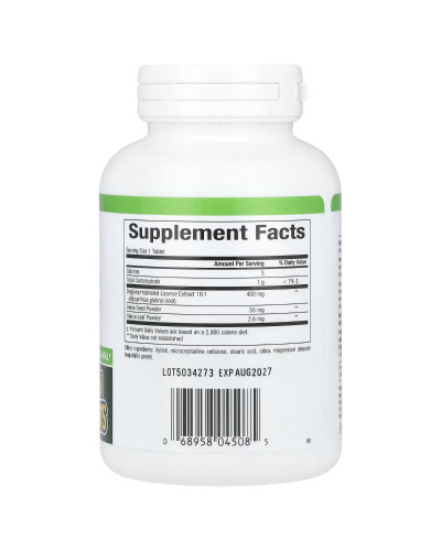 Экстракт корня солодки деглицирризинированный, Лакрица, DGL, Deglycyrrhizinated Licorice Root Extract, Natural Factors, 90 жевательных таблеток