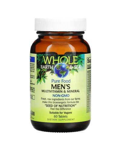 Мультивитаминный и минеральный комплекс для мужчин, Men's Multivitamin & Mineral, Natural Factors, 60 таблеток Мультивитаминный и минеральный комплекс для мужчин, Men's Multivitamin & Mineral, Natural Factors, 60 таблеток