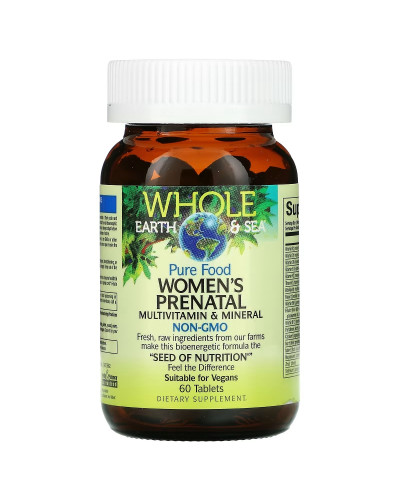 Мультивітаміни та мінерали для вагітних, Women's Prenatal Multivitamin & Mineral, Natural Factors, 60 таблеток