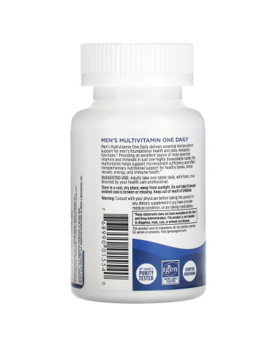 Мультивитамины для мужчин, Men's Multivitamin, One Daily, Nordic Naturals, 30 таблеток
