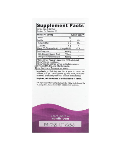 ДГК (докозагексаєнова кислота) для вагітних, Prenatal DHA, Nordic Naturals, 180 гелевих капсул