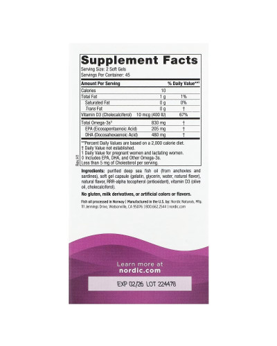 ДГК (докозагексаєнова кислота) для вагітних, смак полуниці, Prenatal DHA, Nordic Naturals, 90 гелевих капсул