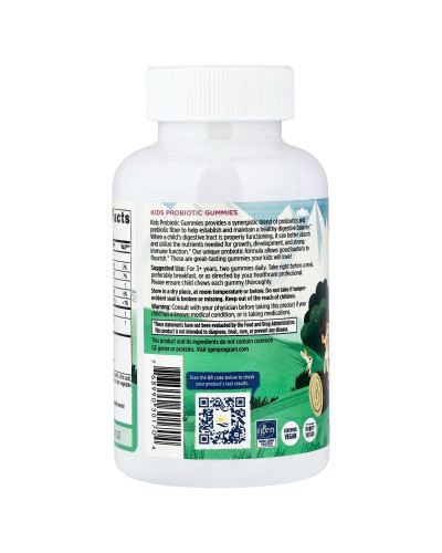Пробиотики для детей, вкус ягод, Kids Probiotic Gummies, Nordic Naturals, 60 жевательных таблеток Пробиотики для детей, вкус ягод, Kids Probiotic Gummies, Nordic Naturals, 60 жевательных таблеток