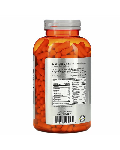 Амино Комплекс, Sports, Amino Complete, Now Foods, 360 капсул Амино Комплекс, Sports, Amino Complete, Now Foods, 360 капсул
