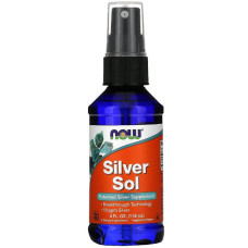 Коллоидное Серебро, Now Foods, Silver Sol, 4 жидких унций (119 мл)