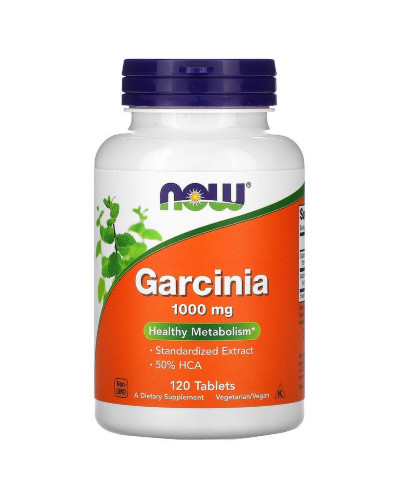 Гарцинія, 1000 мг, Garcinia, Now Foods, 120 таблеток
