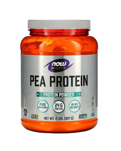 УЦІНКА Протеїн гороховий, Pea Protein, Now Foods, порошок 907 гр (вм'ятина)