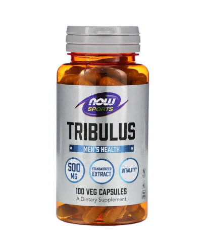Трибулус, 500 мг, Tribulus, Now Foods, 100 вегетаріанських капсул