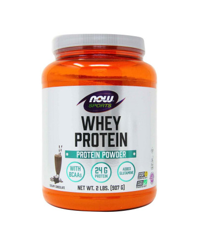 Сывороточный Протеин, вкус сливочного шоколада, Whey Protein, Now Foods, порошок 907 гр