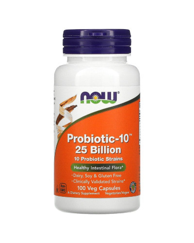 Пробіотичний Комплекс Probiotic 25 Billion, Now Foods, 100 вегетаріанських капсул