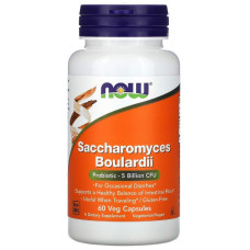Сахаромицеты Буларди, Now Foods, 60 вегетарианских капсул