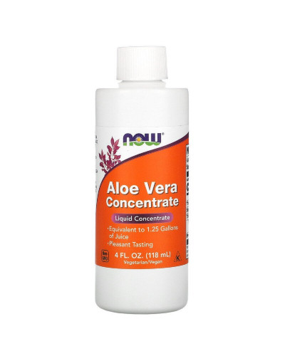 Алое Вера Концентрат, Aloe Vera Concentrate, Now Foods, 118 мл