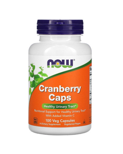 Клюква, Now Foods,Cranberry Caps, 100 вегетарианских капсул
