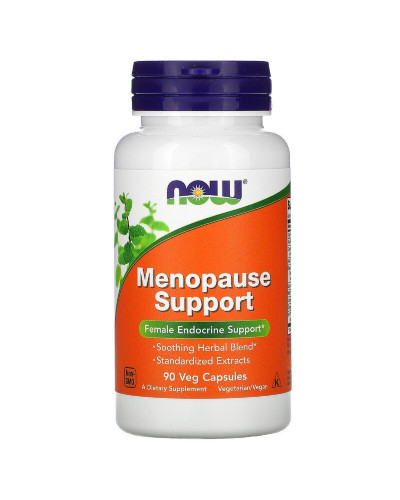 Менопауза, Травяной Комплекс, Menopause Support, Now Foods, 90 вегетарианских капсул