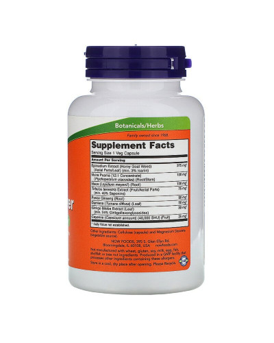 Чоловіча Сила, Men's Virility Power, Now Foods, 120 вегетаріанських капсул