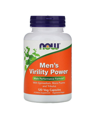 Чоловіча Сила, Men's Virility Power, Now Foods, 120 вегетаріанських капсул