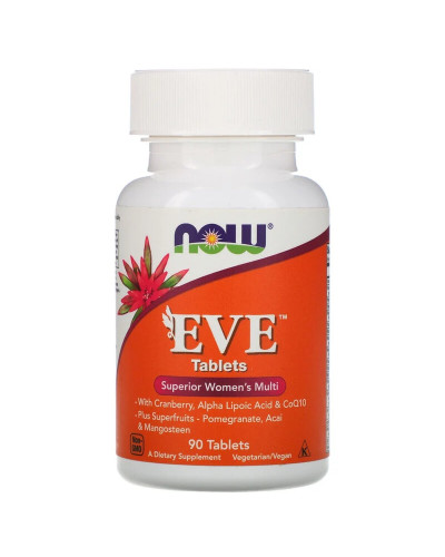 Мультивітаміни для Жінок Eve, поліпшена формула, Now Foods, 90 таблеток