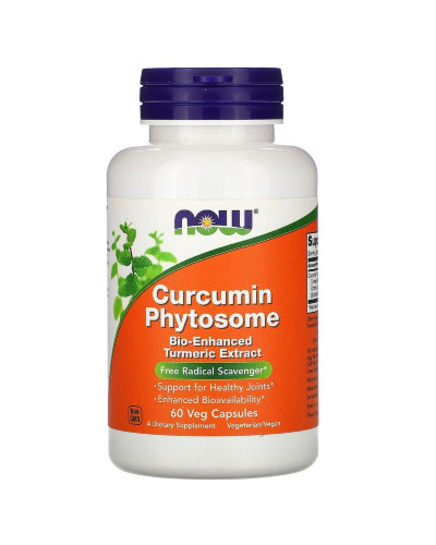 Фитосома куркумина, Now Foods, Curcumin Phytosome, 60 растительных капсул