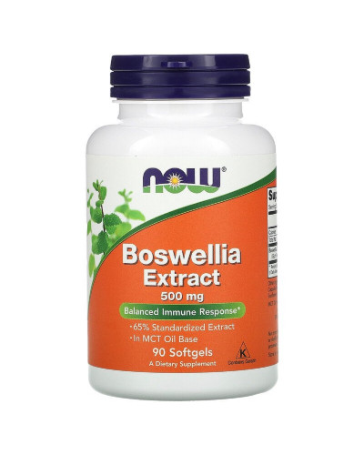 Босвеллия Экстракт, Boswellia Extract, Now Foods, 90 Гелевых Капсул