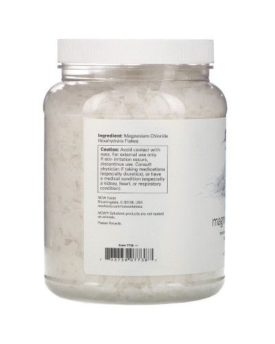 Магнієві пластівці, 100% чистоти, Magnesium Flakes, Solutions, Now Foods, 1531 гр (3,37 фунта) Магнієві пластівці, 100% чистоти, Magnesium Flakes, Solutions, Now Foods, 1531 гр (3,37 фунта)