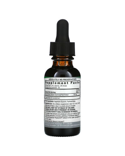 Клопогон, 950 мг, без спирту, Black Cohosh, Alcohol-Free, Nature's Answer, 30 мл