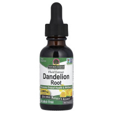 Одуванчик, экстракт корня без спирта, 2000 мг, Fluid Extract, Dandelion Root, Alcohol Free, Nature's Answer, 30 мл