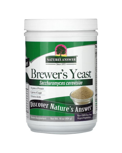 Пивні дріжджі, Brewer's Yeast, Nature's Answer, 454 гр