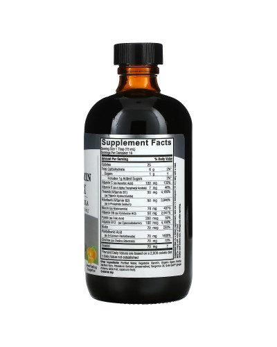 Рідкий комплекс вітамінів групи B, смак мандарину, Liquid Vitamin B-Complex, Nature's Answer, 240 мл