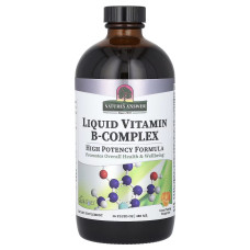 Жидкий комплекс витаминов группы B, вкус мандарина, Liquid Vitamin B-Complex, Nature's Answer, 480 мл