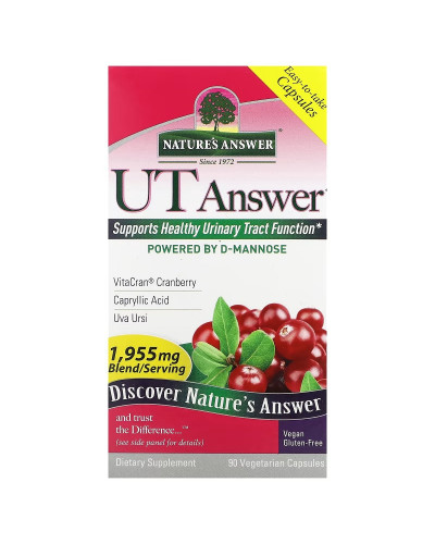 Здоров'я сечовивідних шляхів, UT Answer, Nature's Answer, 90 вегетаріанських капсул