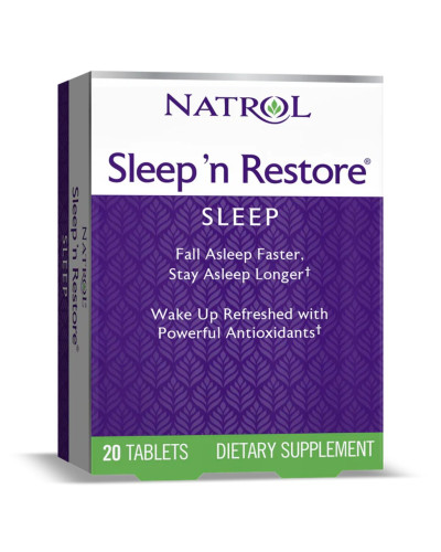 Відновлення сну, Sleep'n Restore, Natrol, 20 таблеток Відновлення сну, Sleep'n Restore, Natrol, 20 таблеток